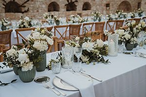 decorazioni di classe per questo matrimonio in italia