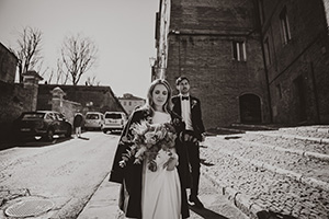 Elopement at Abbey of San Galgano Italy